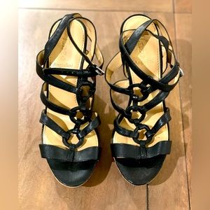 Enzo Angiolini Wedge Gladiator Sandals (10)